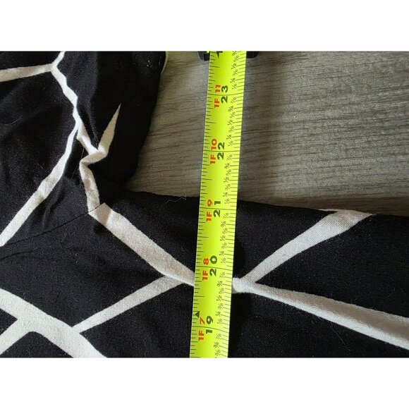 Anthony Mark Hankins Button-Down Shirt With Zebra Print Black White L - Picture 9 of 9